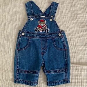 Vintage Sesame Street 2002 Boys Denim Overalls